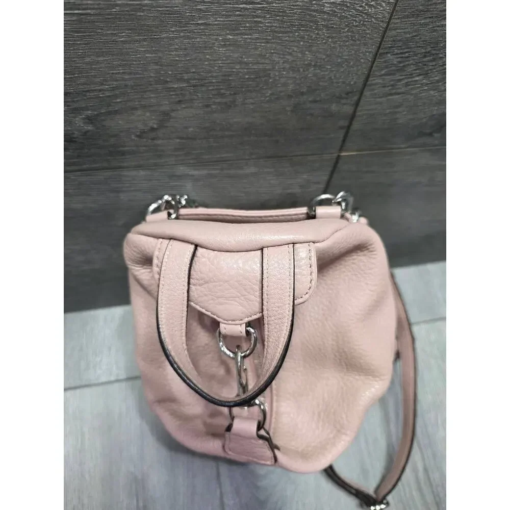 Rebecca Minkoff Julian backpack Small Pink Leather Zipper Bag B000437